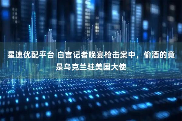 星速优配平台 白宫记者晚宴枪击案中，偷酒的竟是乌克兰驻美国大使